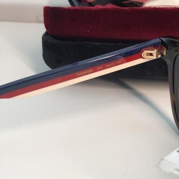 Authentic Gucci GG0848SK 003 Sunglasses Havana Tortoise Brown – New - Picture 11 of 12